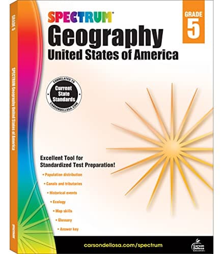 Spectrum Geography, Grade 5: United States of America: United States of America Volume 95