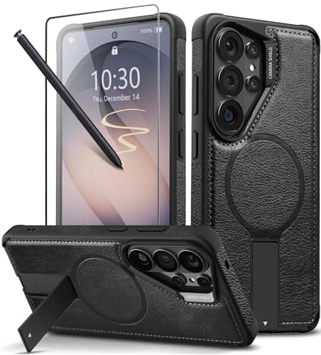 VAUSERDY Capa magnética forte para Samsung Galaxy S26 Ultra, [compatível com MagSafe], suporte ajustável, capa protetora à prova de choque para Samsung S26 Ultra (preto)