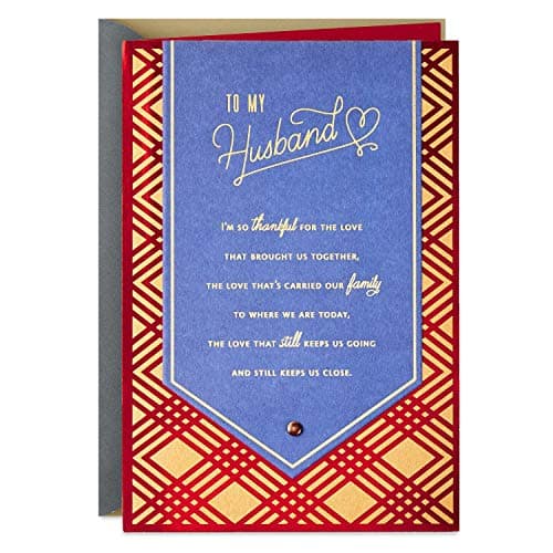 Hallmark Cartão de Dia dos Pais para Marido (Grateful For A Man Like You)