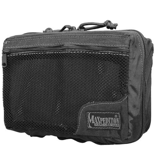 Maxpedition Mochila individual de primeiros socorros, preta