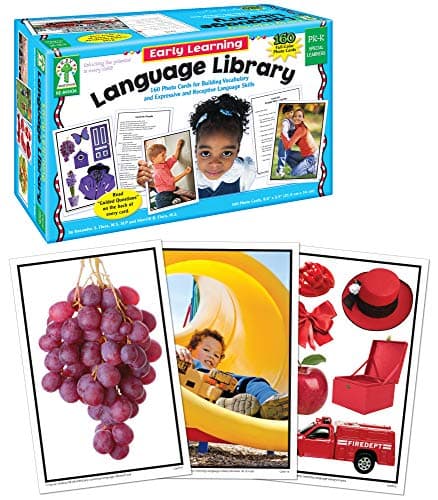 Key Education 160 cartões didáticos para crianças de 3 anos ou mais, vocabulário fotográfico para crianças, terapia da fala para alunos especiais de pré-escola e jardim de infância