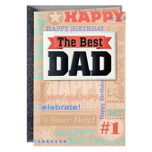 Hallmark Cartão de aniversário para pai (Best Kind of Dad)