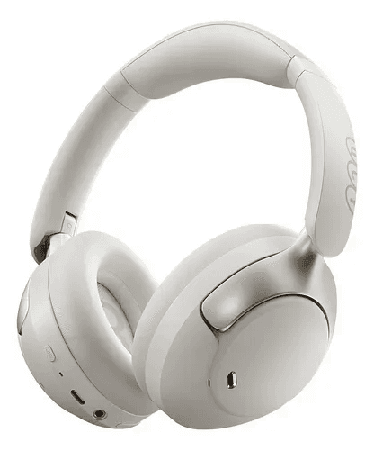 Headset QCY H3 Pro ANC 50dB Bluetooth 5.4 Multiponto 55h Cor Branco