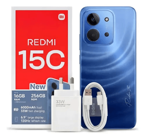 Xiaomi Redmi 15c 256gb 16gb RAM azul Dual Sim