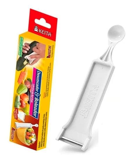 02 Descascador Boledor Plástico Lamina Inox Batata Legumes