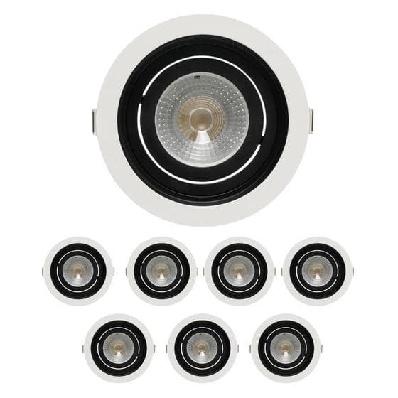 8 Spot Embutir Par20 E27 Save Energy Foco Orbital 110/220v