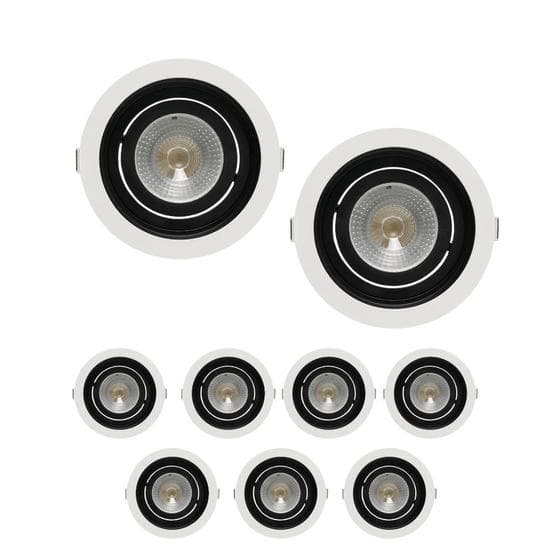 9 Spot Embutir Par20 E27 Save Energy Foco Orbital 110/220v