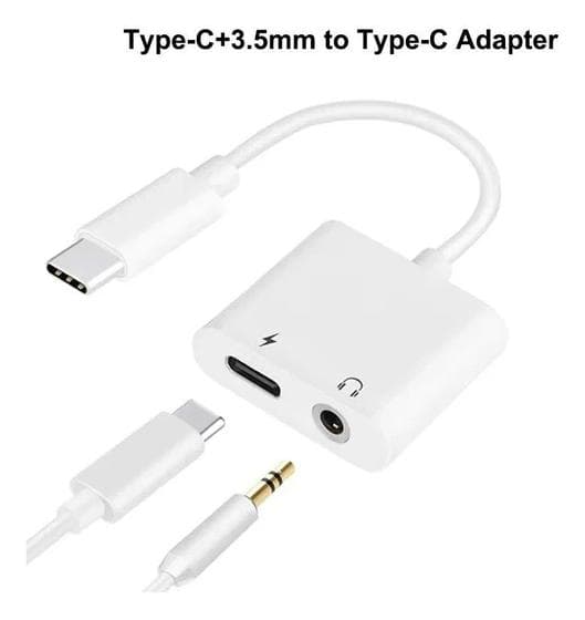 Adaptador typec com 1 audio p21 carregamento typec tomate mtc7003