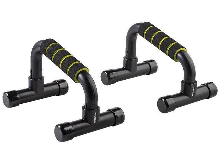 Apoio Atrio Para Flexão Fitness Preto/neon Atrio - Es240