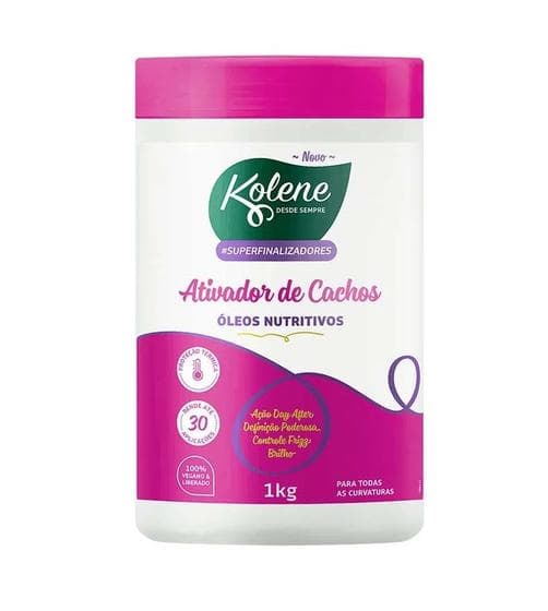 Ativador cachos kolene 1kg oleos nutritivos