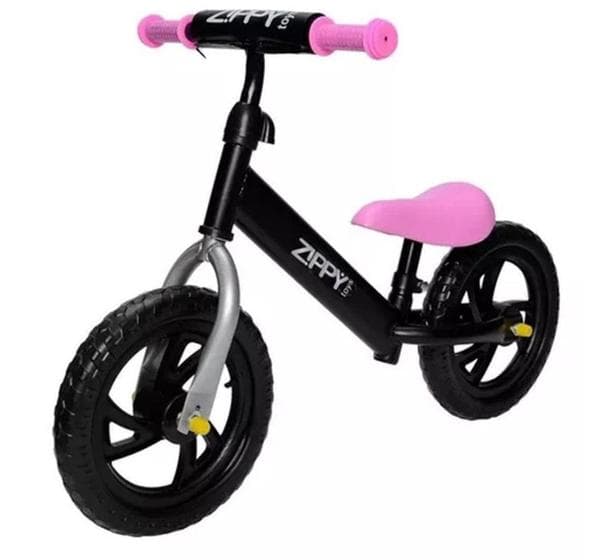Bicicleta De Equilíbrio Aro 12 Rosa Zippy Toys BE21M1