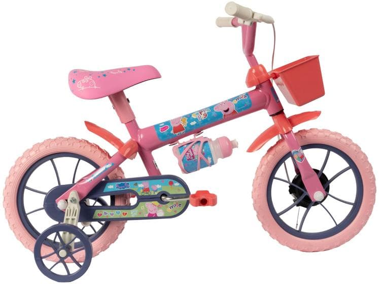 Bicicleta Infantil Peppa Rosa Aro 12 Verden 10509