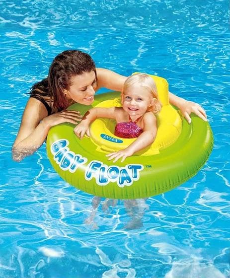 Boia Bebê Intex Assento Fralda com Encosto 4 Câmaras Até 15kg 1 a 2 Anos