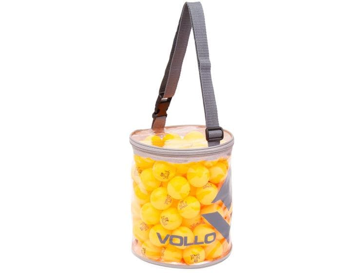 Bola Tênis de Mesa Vollo Laranja 100 unidades