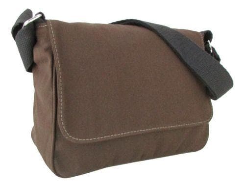 Bolsa Em Lona Resistente Transversal Tiracolo Tipo Carteiro Média Casual Masculina Feminina