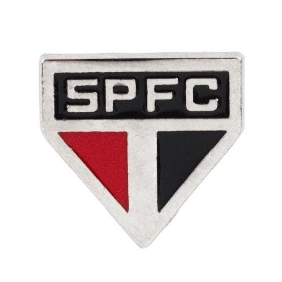 Broche Botton Pin Metal Escudo Time 2.3x2cm - São Paulo