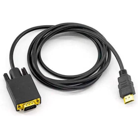 Cabo Adaptador e Conversor HDMI para VGA 1,8 Metros