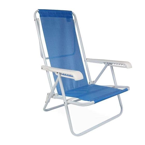 Cadeira De Praia Piscina Reclinável 8 Posições Sannet Mor