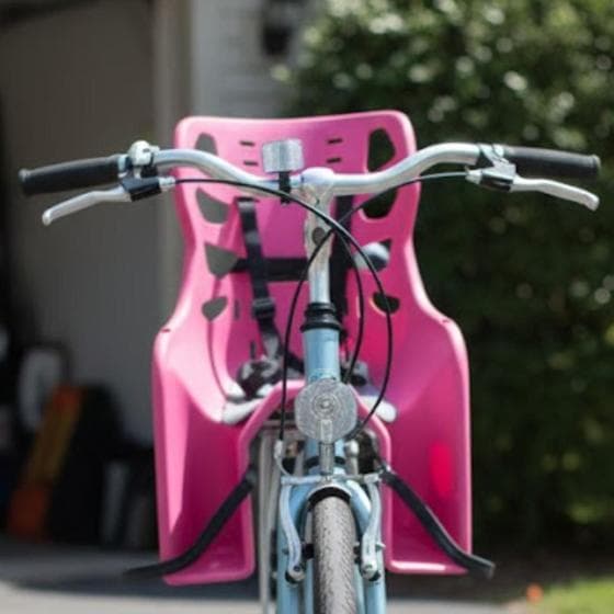 Cadeirinha Infantil Bicicleta Garupa Carona Traseira Rosa
