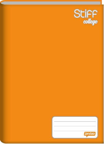Caderno Brochurão 96 Folhas Laranja 20cmx27cm Jandaia