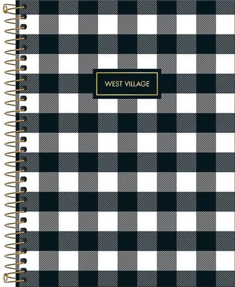 Caderno Espiral Colegial West Village CD 160F