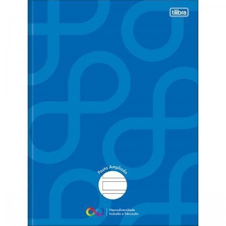 Caderno Pauta Ampliada Brochura Capa Dura Tilibra Neuro 80 Folhas