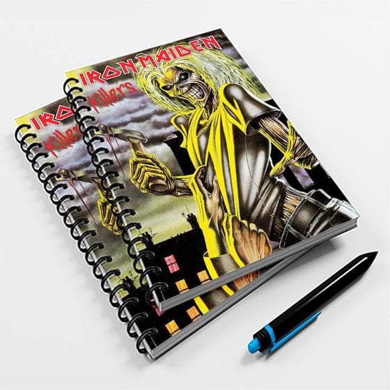 Caderno Universitário 10 Matérias Rock Iron Maiden
