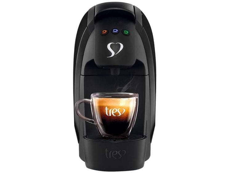 Cafeteira Expresso Tres Corações Luna Preto