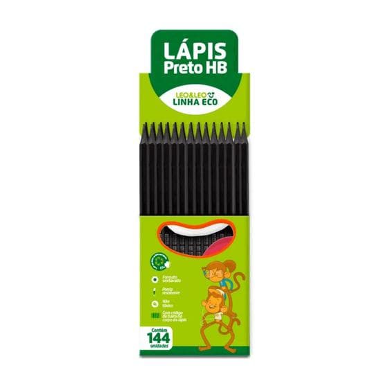 Caixa de Lapis Hb 144 Unidades Ideal Para escrita e Desenho