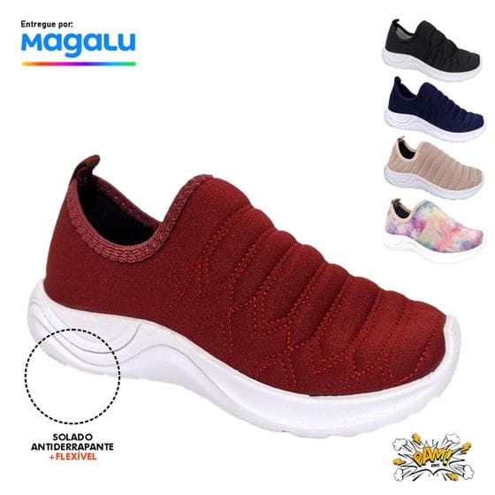 Calce facil infantil Tenis Tie Dye feminino barato direto da fabrica sem cadarço slip on