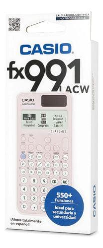 Calculadora Científica, Casio, FX991, LACW-PK, 550 Funções, Rosa