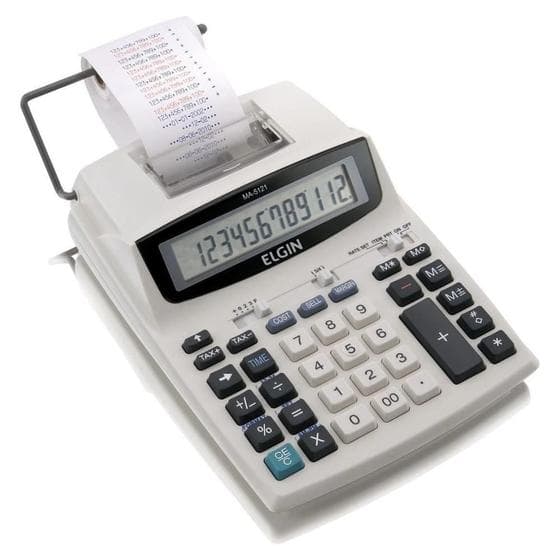 Calculadora Eletrônica de Mesa Elgin 12 Dígitos MA 5121