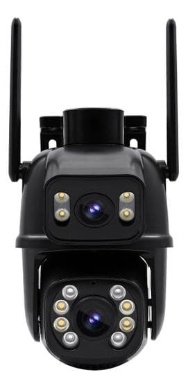 Câmera Dupla 3mp3mp Full HD Wifi Segurança vigilância Zoom Externa noturna Camera IP prova dágua