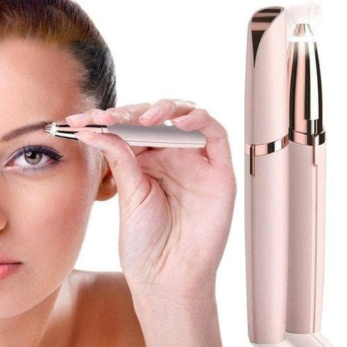 Caneta Depiladora de Sobrancelha Indolor com LED TIPO SOFT TOUCH BROWS PILHS