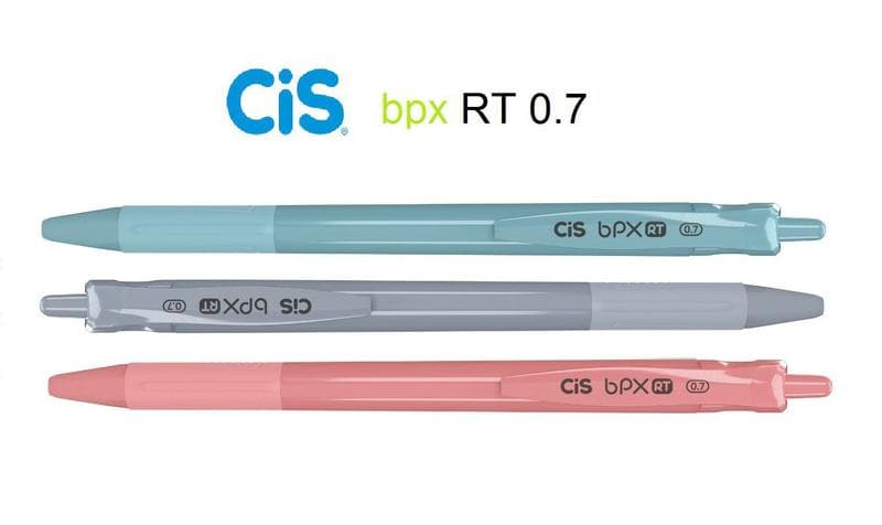 Caneta Esferografica Retrátil Bpx RT C/3 cores - Cis