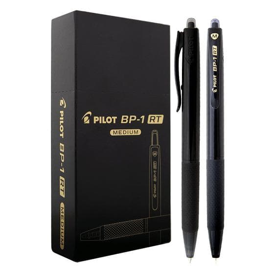 Caneta Pilot RT 1.0 Esferográfica BP-1RT-M 12 Unidades