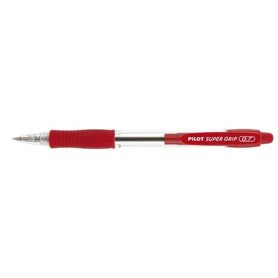 Caneta Super Grip Bp-10r-F 0 7 Pilot 12 Unidades