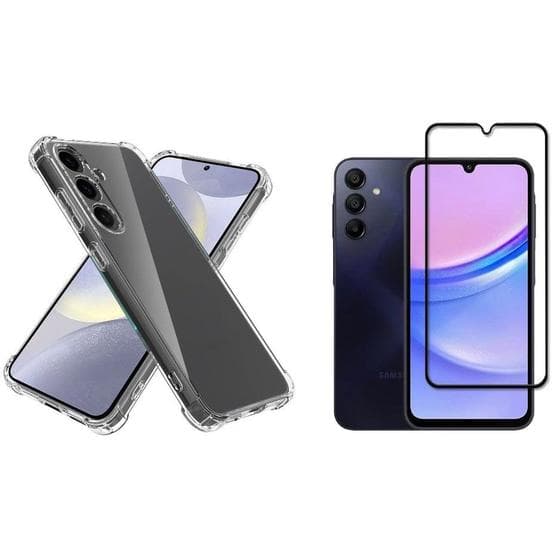 Capa Case Anti Impacto +Pelicula vidro 3D Para Galaxy A16 5G