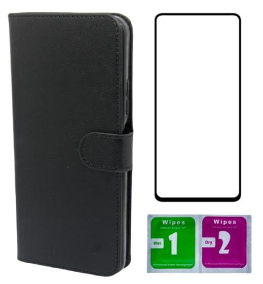 Capinha Capa Carteira + Pelicula Vidro 3d Para Moto G15