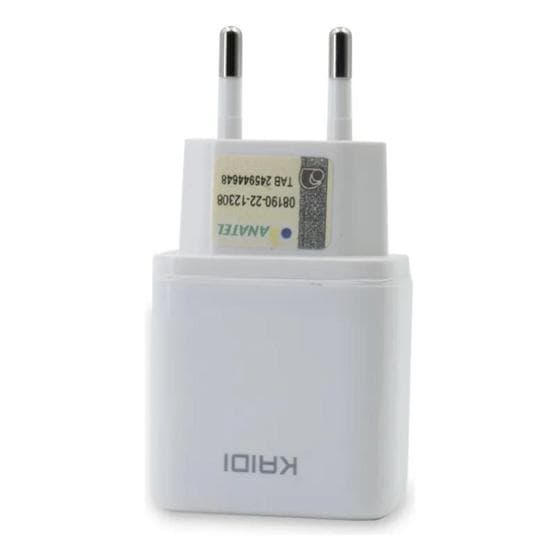 Carregador Celular Kaidi Kd-669 cl Tipo C- lightning Turbo 20w Branco Branco