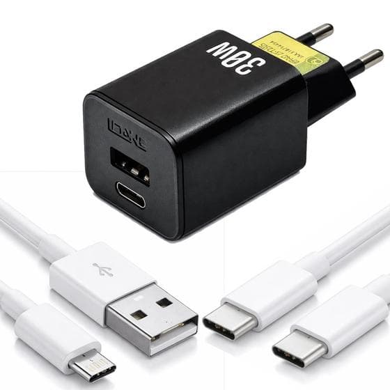 Carregador Lelong 30W LE-296V de Parece Bivolt Type C e V8