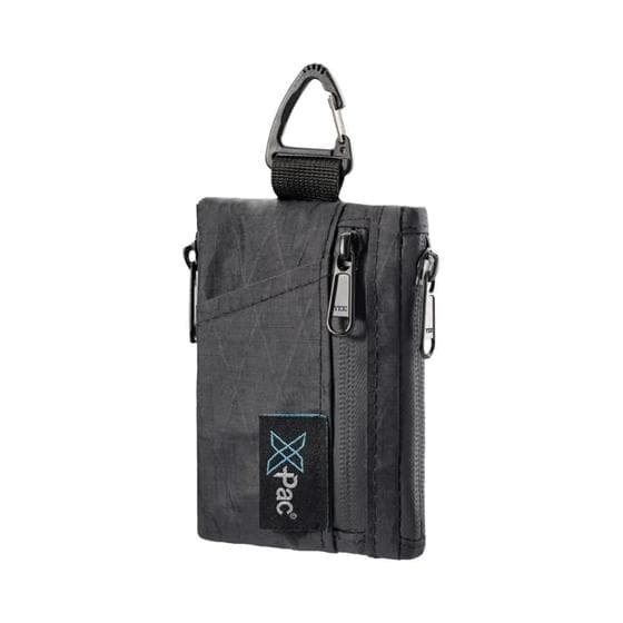 Carteira EDC Pequena Multiuso X-PAC Com Chaveiro, Porta Moedas, Zíper YKK E Organizador De Cartões
