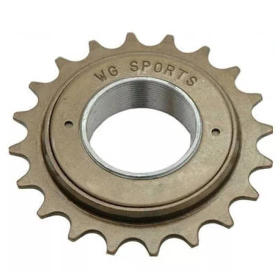 Catraca Roda Livre 16 Dentes Esferada Dourada - Wg Sports