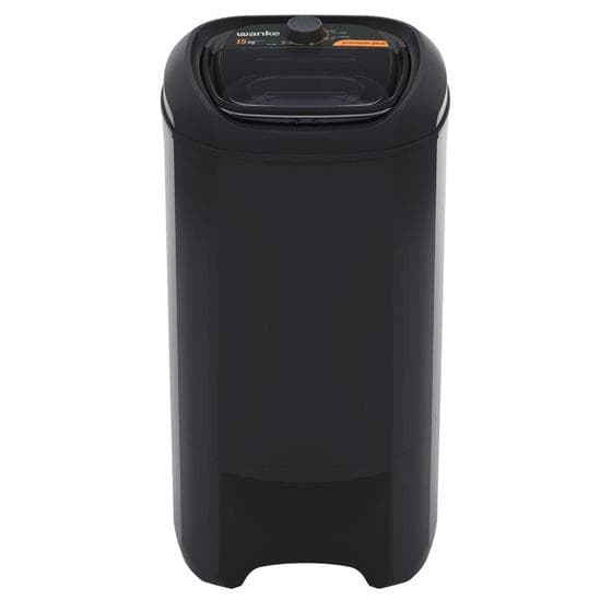 Centrífuga de Roupas Wanke Premium Plus 15kg Preta 3 Programas Timer 5 Min Classe A 220V