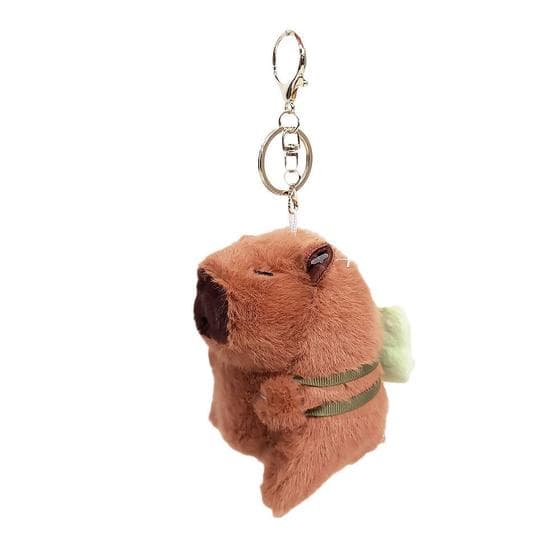 Chaveiro Pelúcia Capivara com Mochila Sapo 12cm DRM1067 - Dorémi