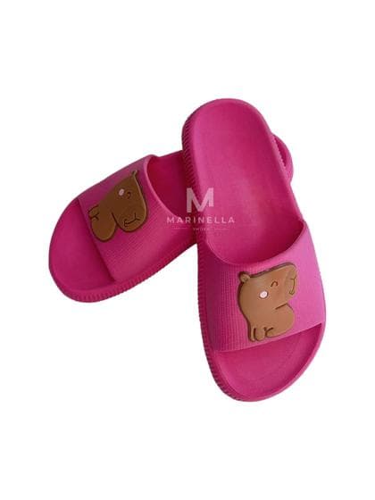 Chinelo capivara moda slide infantil juvenil adulto confortavel moda