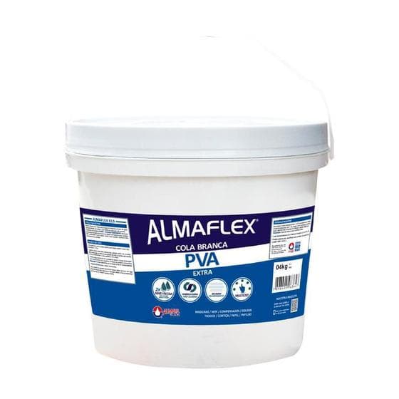 Cola Branca 4Kg Almaflex Extra Profissional