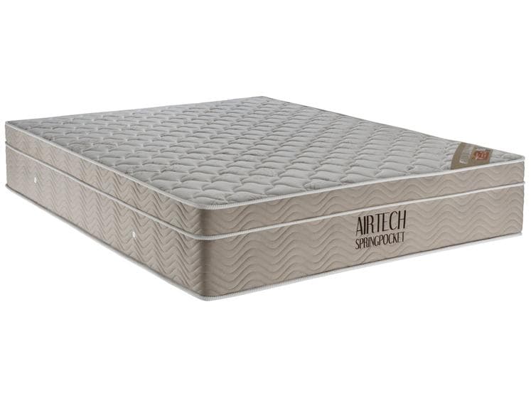 Colchão Ortobom Airtech Molas Ensacadas Casal Viúva 128x188x30 - Confortável - Durabilidade