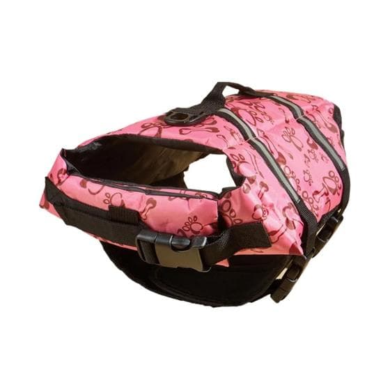Colete Salva-vidas Ajustável e Reflexivo para Cães Grandes - Roupa de Banho para Verão