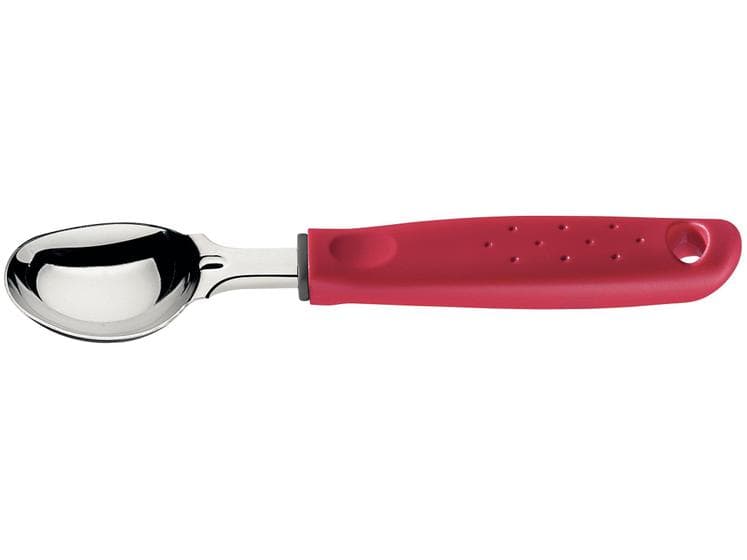 Concha Para Sorvete Utilitá Com Lâmina Em Aço Inox E Cabo De Polipropileno Vermelho